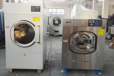 China 304 Stainless Steel Industrial Washing Machine 25KG Full Automatic Laundry Machine for sale