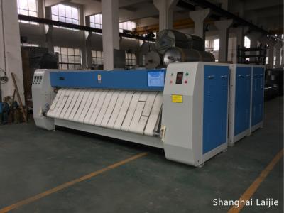 中国 フル オートの洗濯の出版物のアイロンをかける機械、2つのローラーの平らなアイアンナー機械 販売のため