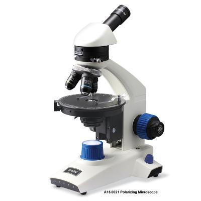 China Portable Monocular Polarised Light Microscope Cordless 40x - 400x A15.0021 for sale