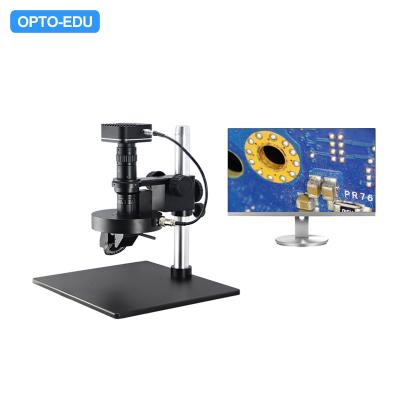 China A21.1611 OPTO EDU 2D / 3d Video Microscope Auto Rotate Zoom Dual Light for sale