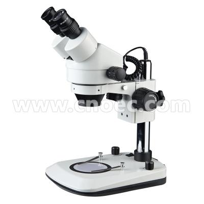 中国 7- 45x ステレオのズームレンズの顕微鏡の双眼混合顕微鏡は軽い A23.0901- Bl8 を導きました 販売のため