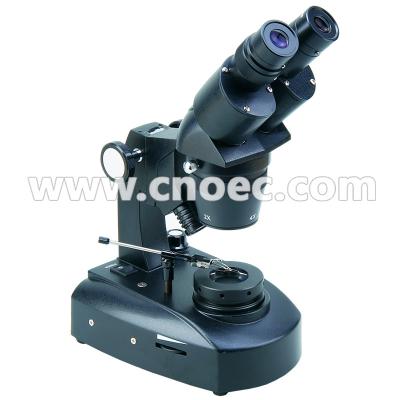 China Black Inclined Binocular Jewelry Microscope 20X - 40X A24.1201 for sale