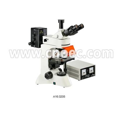 China 40X - 1000X Trinocular Fluorescence Microscope Compound Microscopes A16.0205 for sale