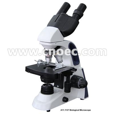 China Microscópio composto binocular acromático do estudante do laboratório com luz do diodo emissor de luz à venda