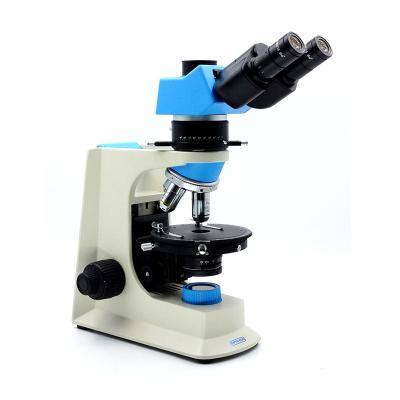 China Etapa redonda ligera ligera del microscopio A15.2603 de polarización de la cabeza objetiva de Trinocular en venta