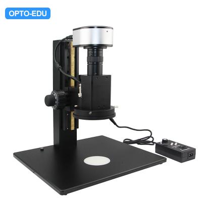 中国 OPTO-EDU A21.1620 0.6-5.0X 1920*1080のステレオの光学顕微鏡HDMIは口径測定の自由なモーターを備えられたズームレンズを出力した 販売のため