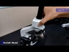 OPTO-EDU A33.5100 7“ LCD 640x Video Microscopio Usb Digital Heating Stage Biological Microscope