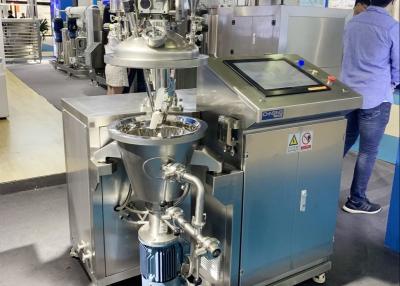China Ointment Lab Emulsifier Mixer Vacuum Liquid Agitator High Shear Lotion Making for sale