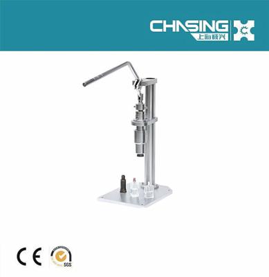 China Stainless Steel Manual Perfume Bottle Crimping Machine 20BPM for sale
