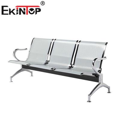 China Metal 3 Seater Waiting Room Chairs , Public Waiting Bench For Office OEM for sale