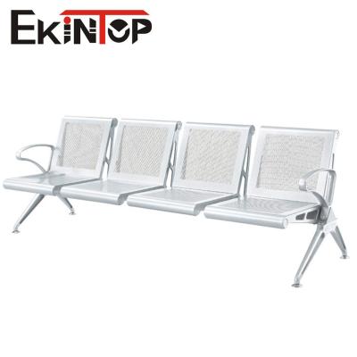 China Commercial Airport Waiting Chair 4 Seater Stainless Steel Material for sale