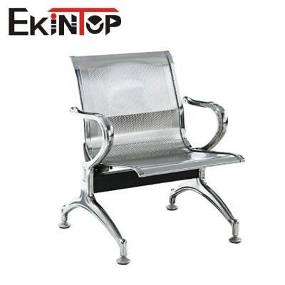 China Ekintop Steel Reception Chairs Single Seater For Waiting Room Beauty Salon for sale