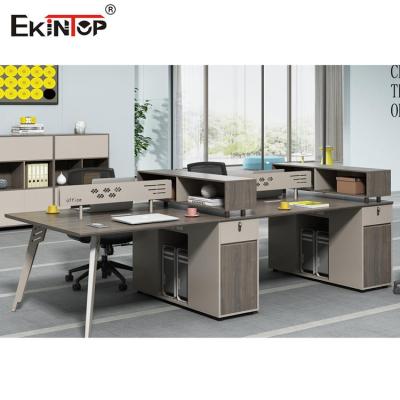 China Puesto de trabajo modular del cubículo del personal, puesto de trabajo moderno del escritorio de oficina en venta