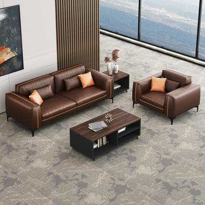 China Modular Reception Sofa Set For Office Use Hospital Synthetic Leather Material for sale
