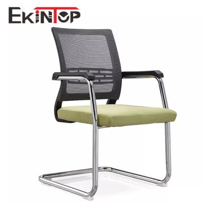 China Ekintop Ergonomic Visitor Chair Commercial With Electroplating Base for sale