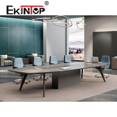 China MDF Multifunction Modern Conference Table For Meeting Room SGS Certificate for sale