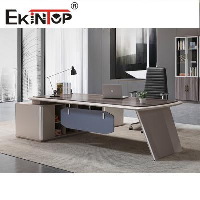 China L Shape Executive Modern Desk Painting Finish Anti Water OEM ODM for sale