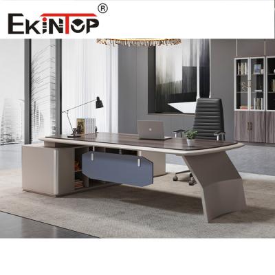 China Wooden Executive Modern Style Desk Simple Standard Fancy Office Desk for sale