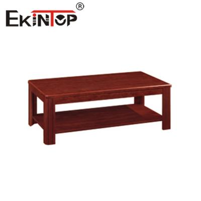中国 Chinese Small Tea Table Reception Tea Table Sofa Matching Solid Wood Veneer Tea Table 販売のため