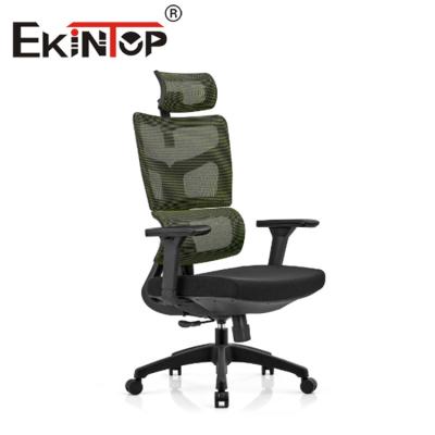 China Cadeira de malha com estrutura de alumínio Cadeiras executivas de malha ergonômicas para escritório à venda