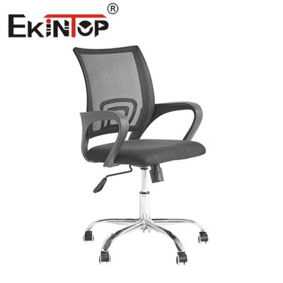 China Hot Selling Home Office Furniture Black Fabric Lift Swivel Computer Mesh Chair for sale