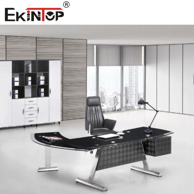 glass office desk