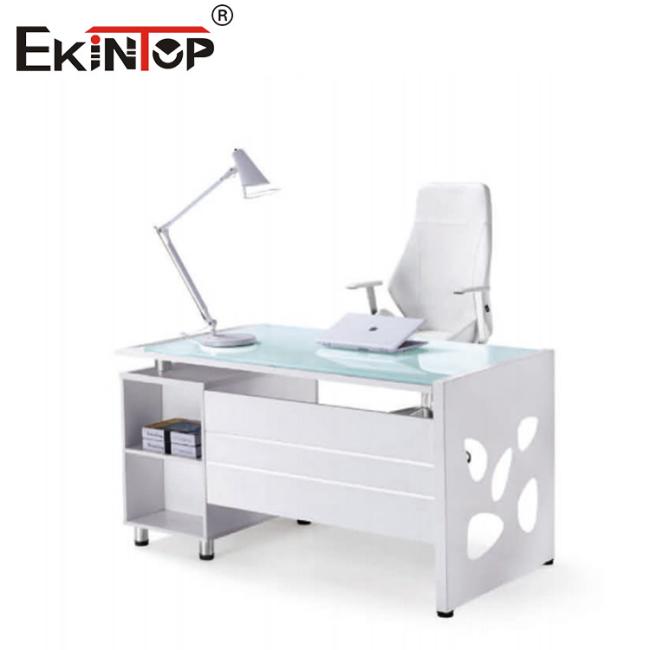 glass computer desk