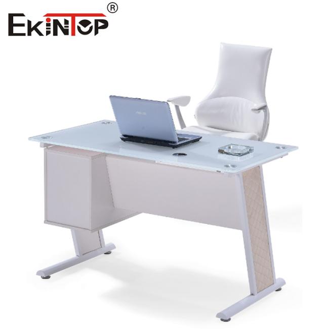 computer glass table