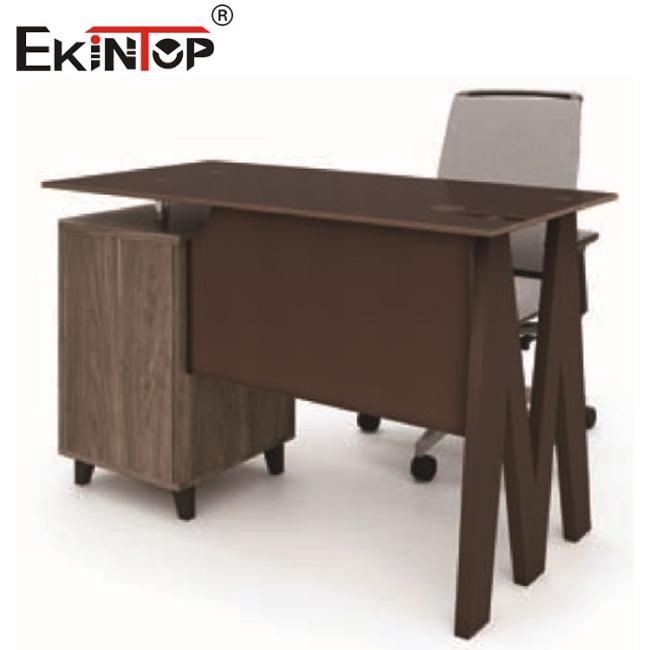 glass l shaped desk