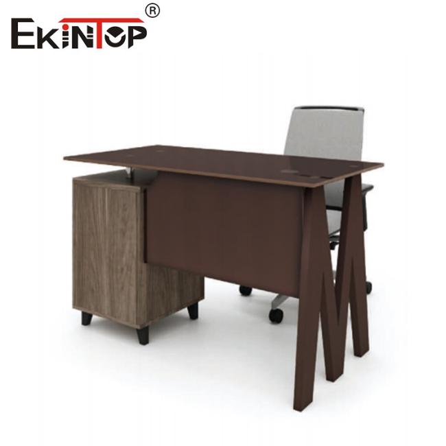 glass l shaped desk