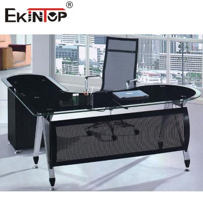 China Modern Glass Conference Office Desk Contemporary Elegance For Meetings for sale