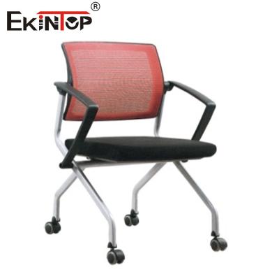 China Office Furniture School Lecture Foldable Training Chair Soft Foam Seat for sale