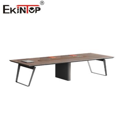China Customizable Industrial Style Large Conference Room Table Manufacturer for sale