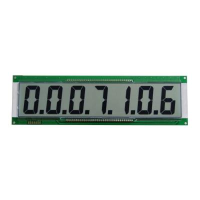 China Serial 7 Segment STN LCD Display Module 7 Digits Transmissive Polarizer Mode for sale