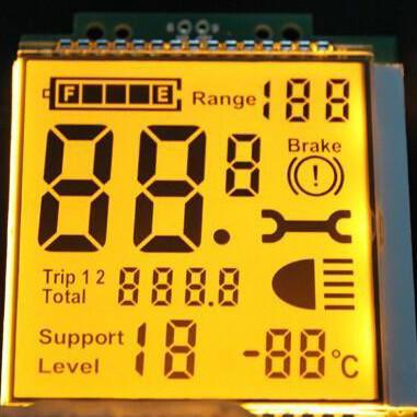 China 2.8V-5.5V TN LCD Display / Temperature Segment Code LCD Electronic Display for sale