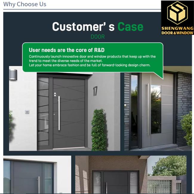 Door installation example