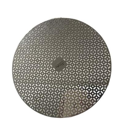 China PVD Plating Laser Cutting Small Holes SS420 416 Punching Parts for sale