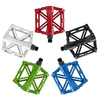 China Carburized Mountain Bike Flat Pedals ABS Cnc Machined Bicycle Parts Anodizing for sale