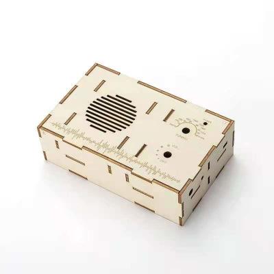 China Plywood Laser Cutting Parts 0.2mm Laser Wood Box ISO9001 for sale