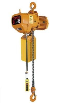China CE ISO 1 - 3 Ton Electric Chain Hoist Remote Control With Trolley for sale