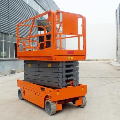 中国 1200mm Boom Lift Platform Man Lift Portable Hydraulic Scissor Lift 販売のため