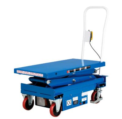 China 500Kg 1.5M Lift Height Battery Powered Hydraulic Scissor Lifting Table for sale