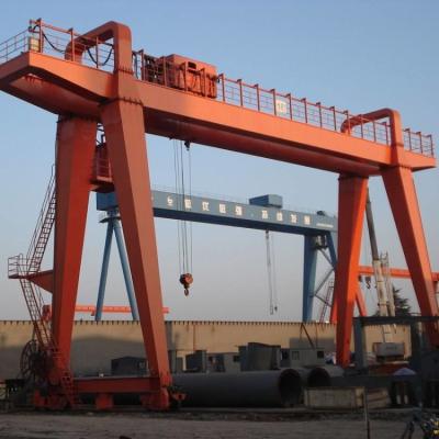 China CE A3-A8 Box Type Double Beam 50 Ton Gantry Crane Shipping Container for sale