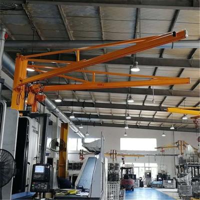 China 2-6m Span 500KG Double Arm Jib Crane 360 Degree Slew Angle for sale