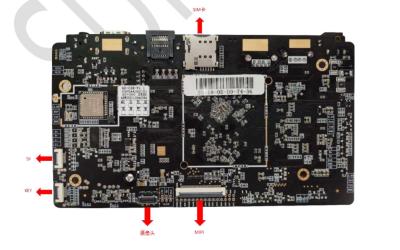 中国 rk3566 pcba 回路基板サポート WIFI BT LAN 組み込みアームボード 4G POE アンドロイド開発ボード アーム広告ボード 販売のため