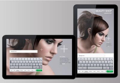 中国 HDMIの商業タブレットのPCの景色の肖像画のタブレットの人間の特徴をもつ広告の表示 販売のため