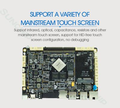 China Intelligent Industrial Embedded ARM Board 3.5mm Earphone Jack Micro SD Card Slot for sale