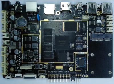 China Rockchip Quad Core RK3188 Android Mother Board LVDS Ethernet Android All In One Board for sale