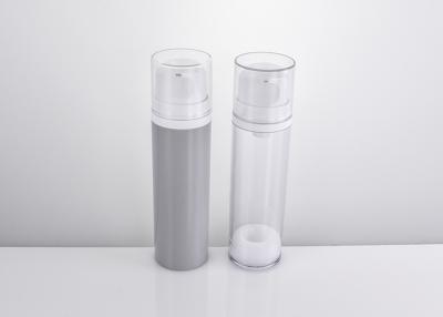 China Transparent plastic airless pump bottle 120&150ml China manufacturers empty primary cosmetic&skincare packaging for sale