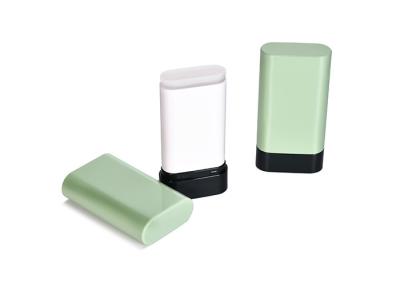 China 20g Twist-up PCR Plastic Deodorant Stick Container in Oval Shape for sale